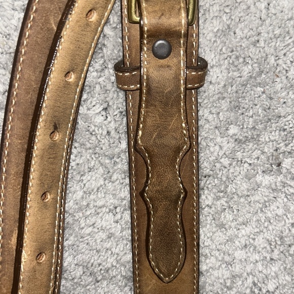 MUST SEE!!! Vintage Orvis Men’s brown leather braided trout belt 36 EUC - Picture 4 of 14